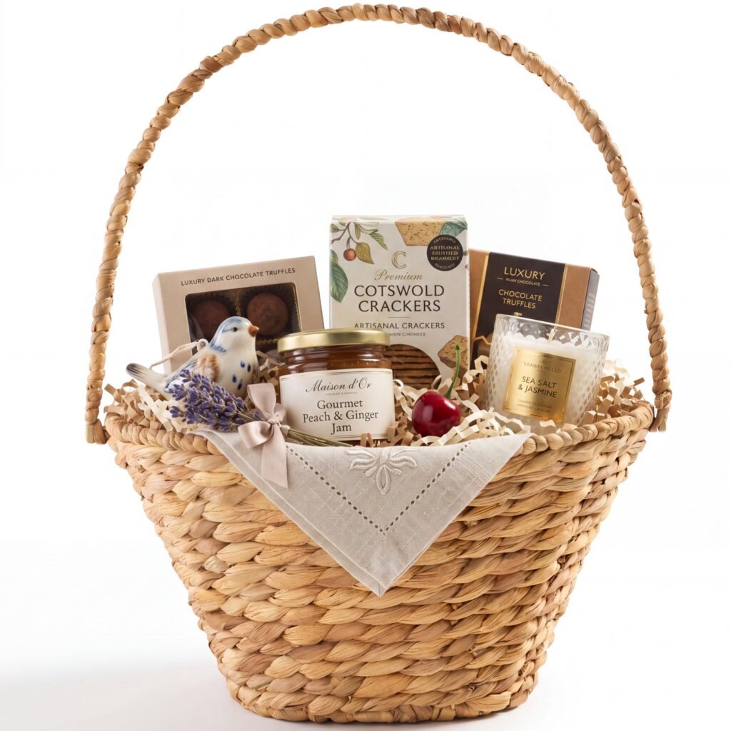 Easter Basket. Small Woven Easter Basket for Kids w/ Collapsible Handle