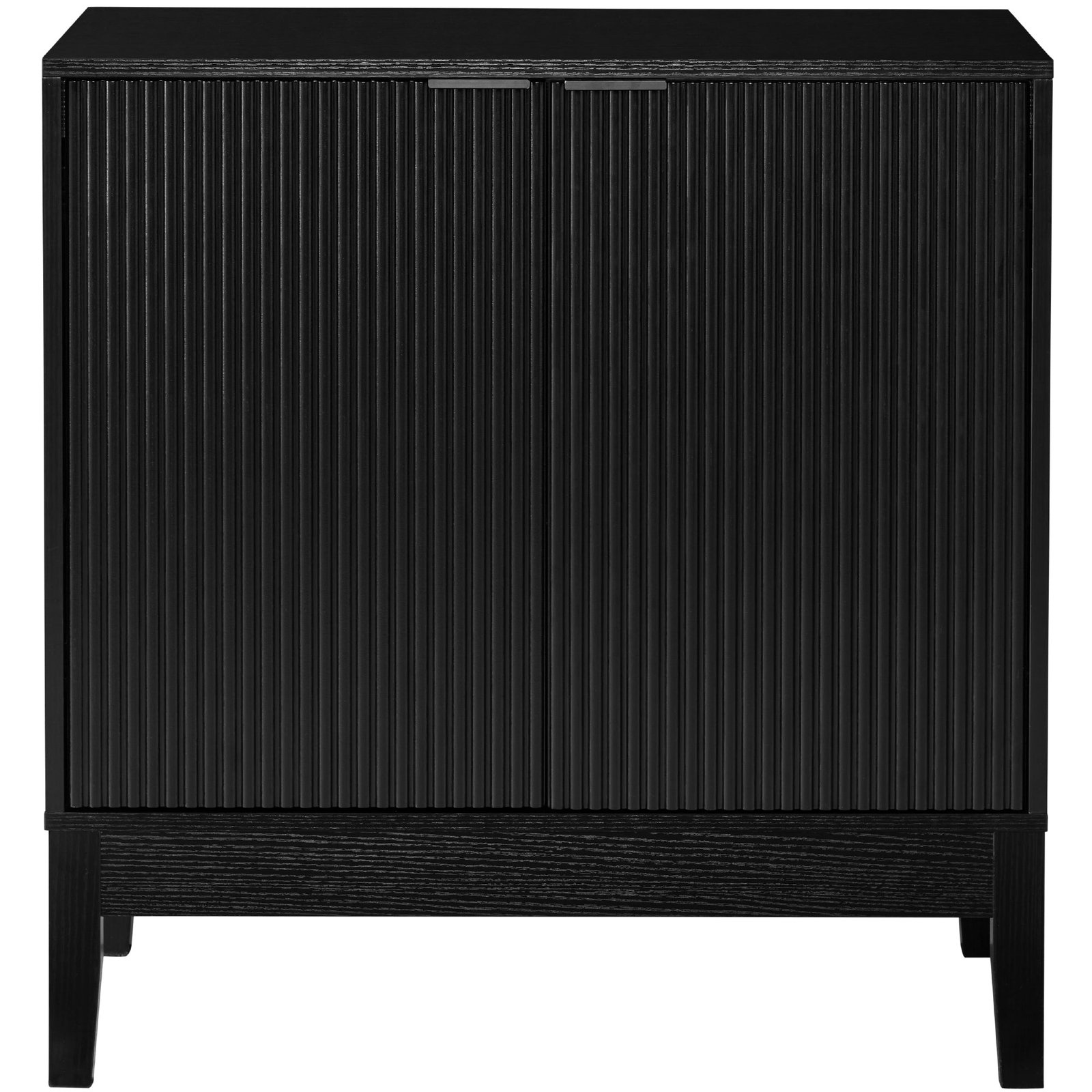 2-Door Reeded Storage Cabinet. Accent Furniture. Sideboard